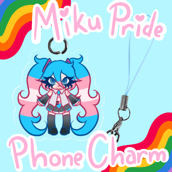 Hatsune Miku Trans Phone Charm