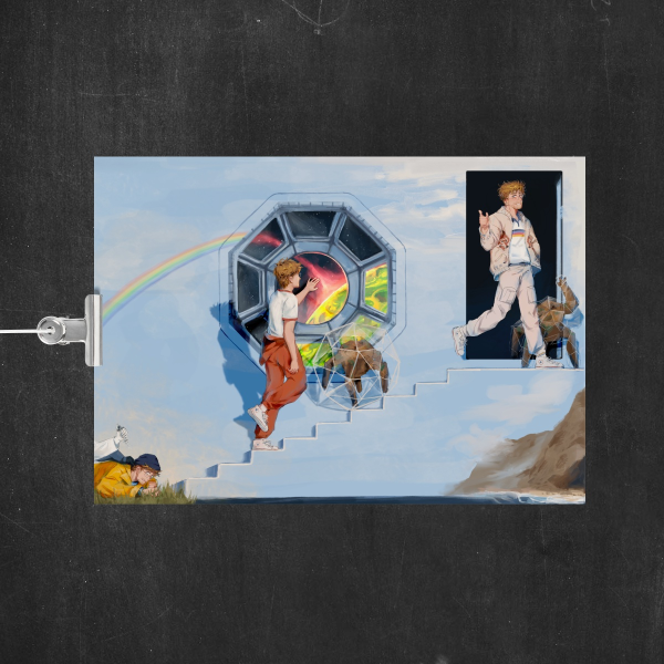 Project Hail Mary x Truman Show A4 Poster