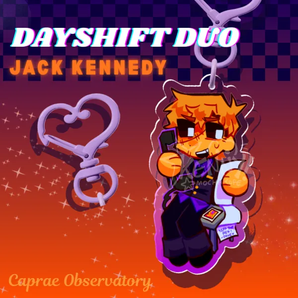 Jack Kennedy - [Dayshift at Freddy's] Acrylic Keychain