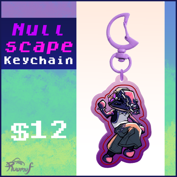 Nullscape Bell Keychain