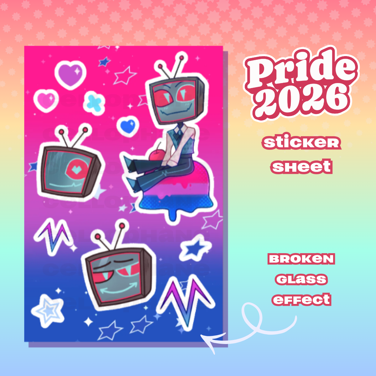 BOX VOX PRIDE STICKER SHEET