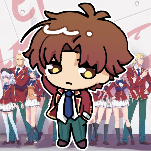 Ayanokoji Kiyotaka fanmade acrylic keychain
