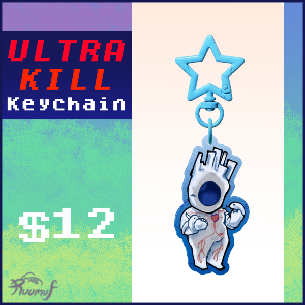 ULTRAKILL Minos Prime Keychain