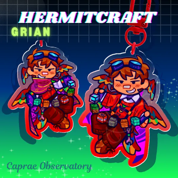 Grian - [Hermitcraft] Acrylic Keychains