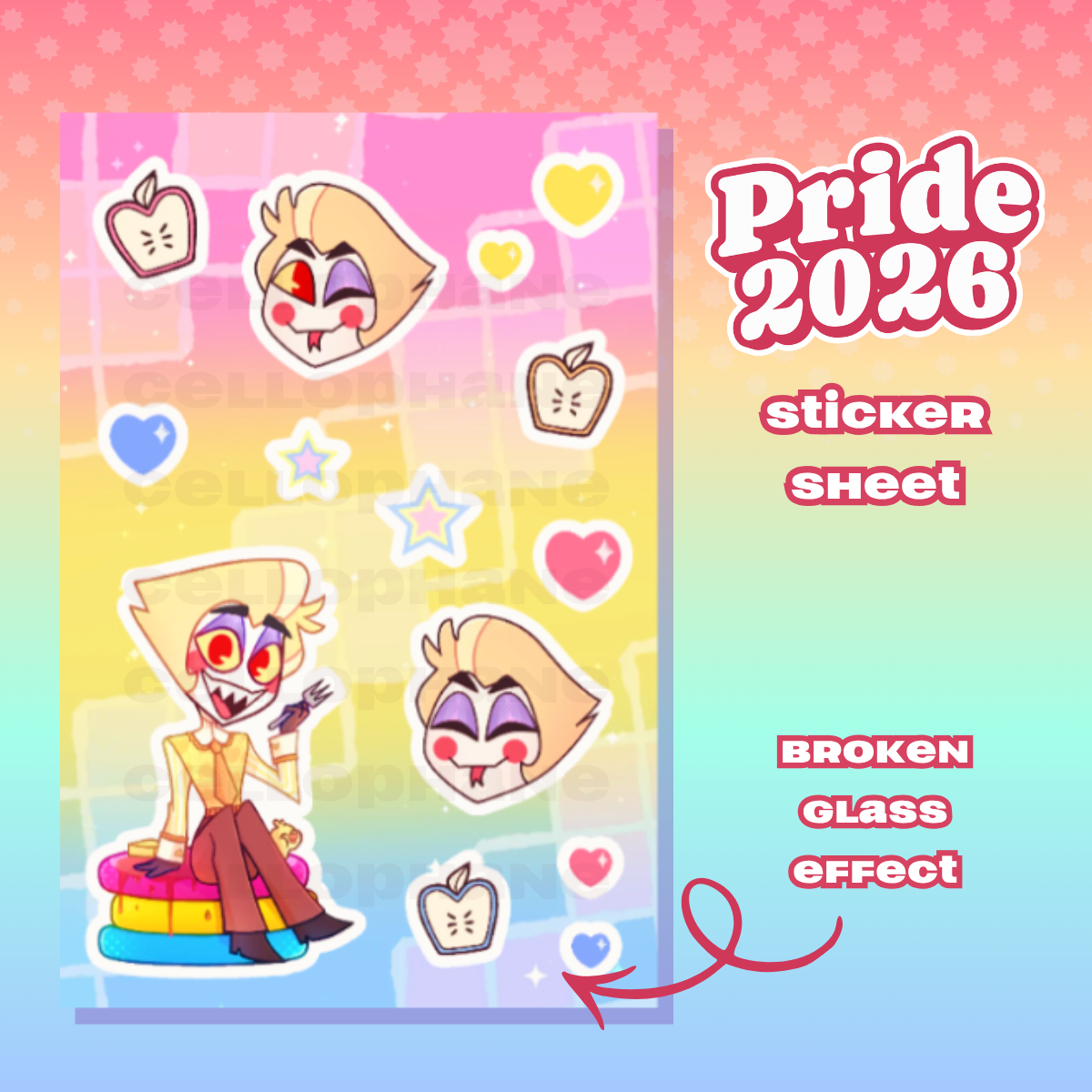 LUCIFER PRIDE STICKER SHEET