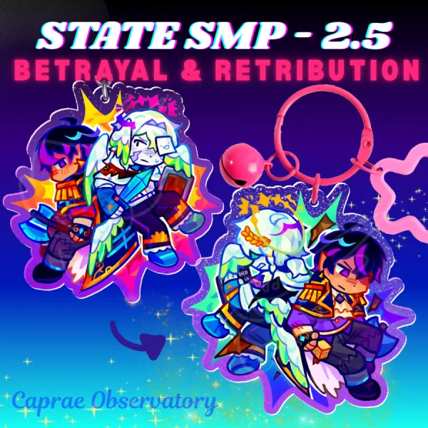 SapaFluix - [State SMP 2.5] Acrylic Keychain