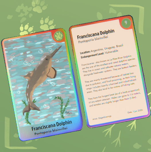 Endangered Animals Collab- Franciscana Dolphin