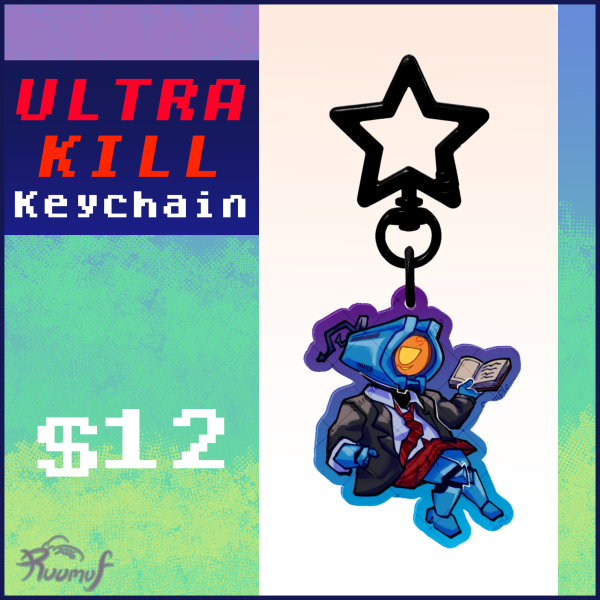 ULTRAKILL Mirage Keychain