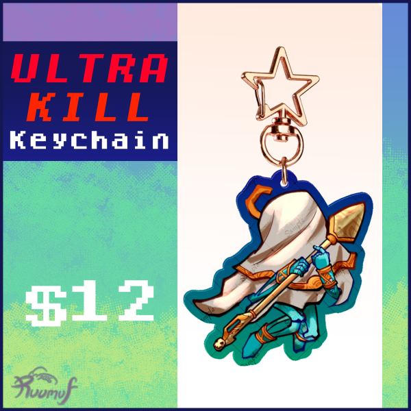 ULTRAKILL Ferryman Keychain