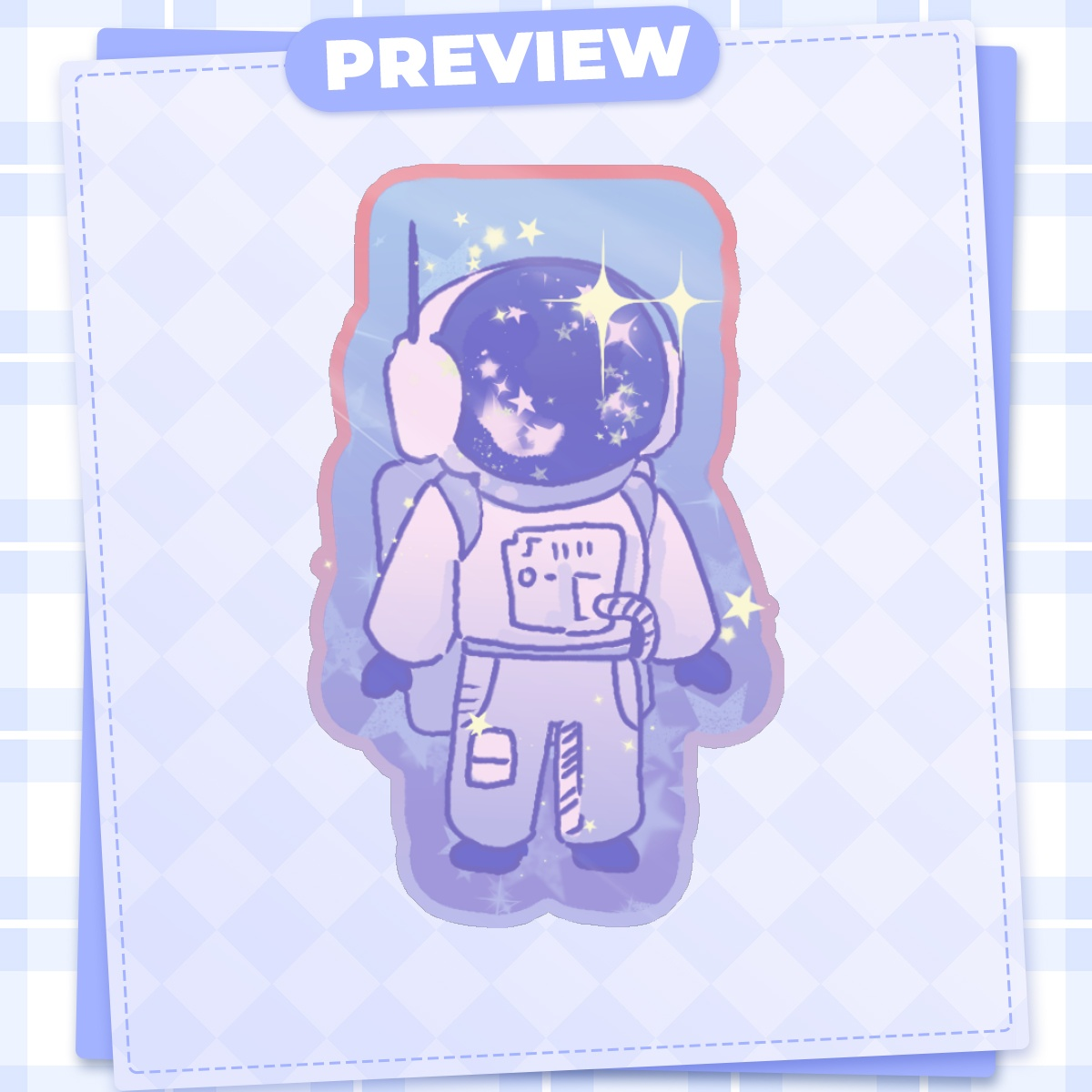 Astronaut Stickers