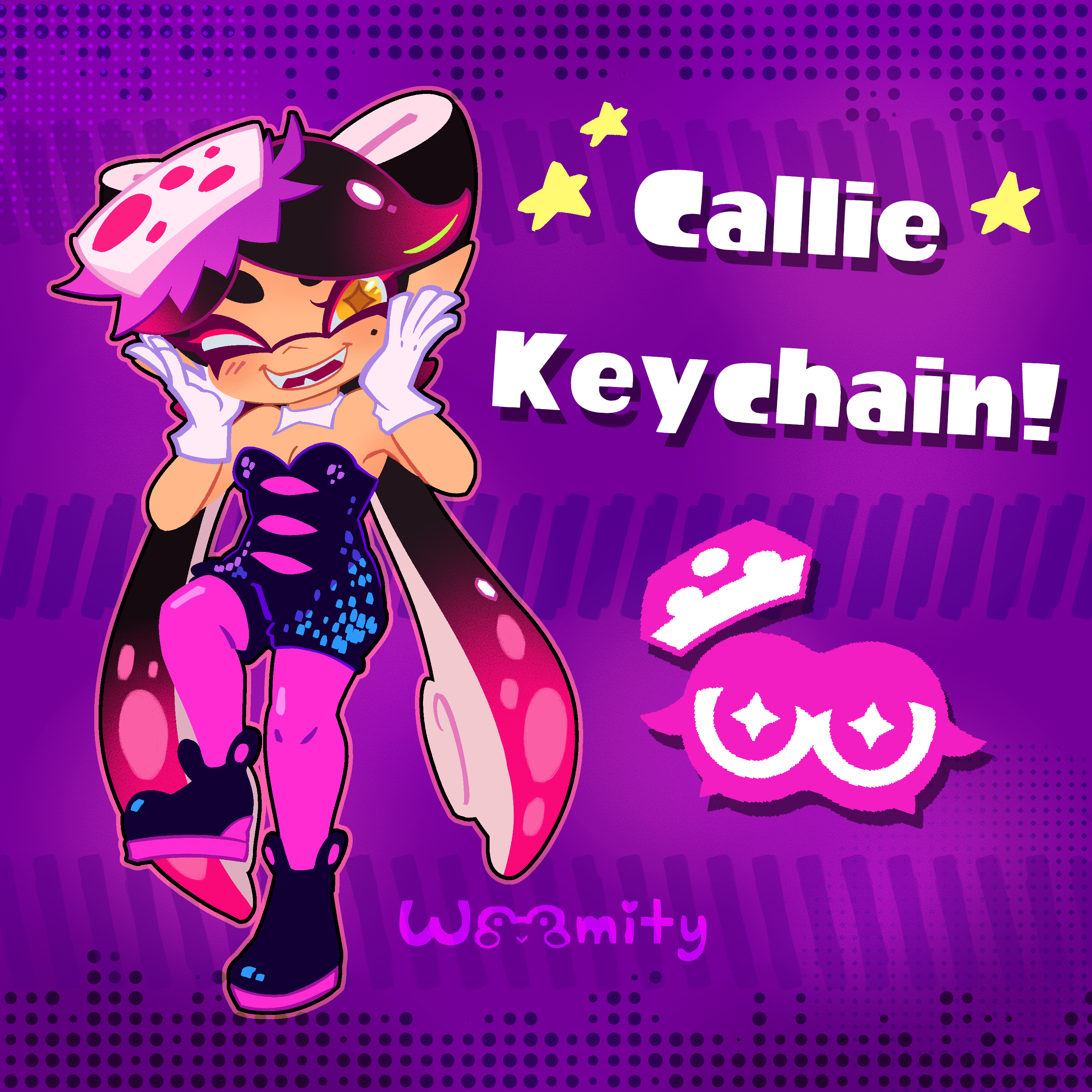 Callie Splatoon Keychain