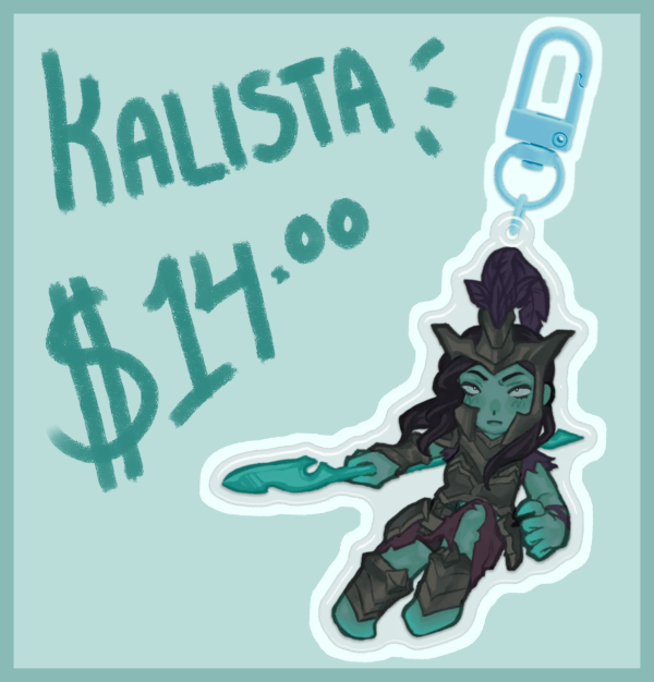 Kalista Keychain (League of Legends)