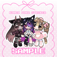 Kandi Pawz Sticker