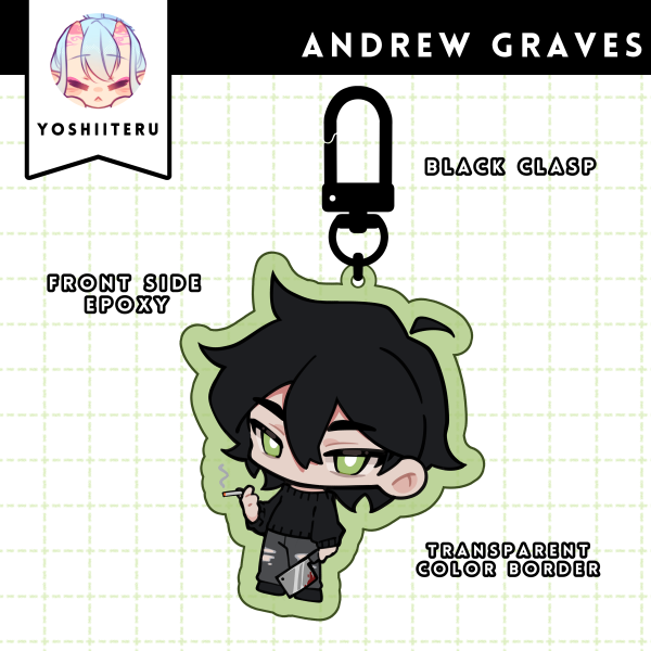 TCOAAL | Andrew | Epoxy Acrylic Keychain
