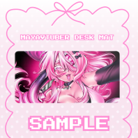 MayaVTuber Desk Mat (Pink)