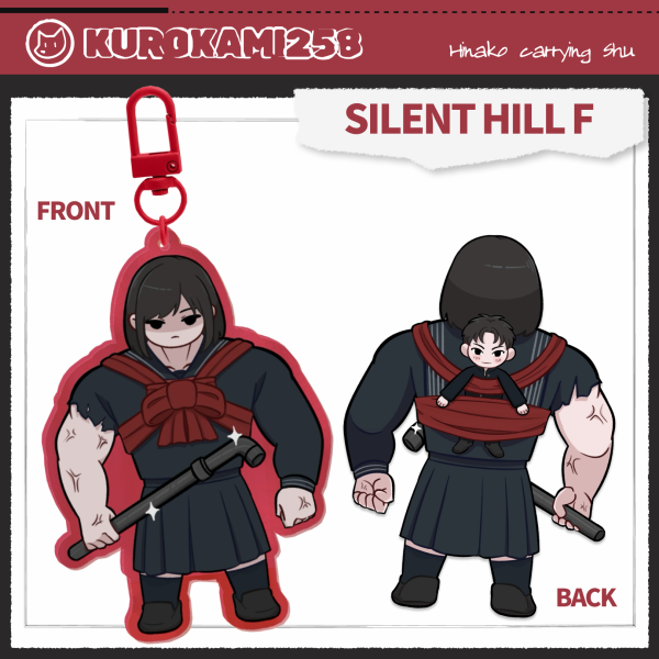 Silent Hill F - Hinako Carrying Shu Acrylic Keychain