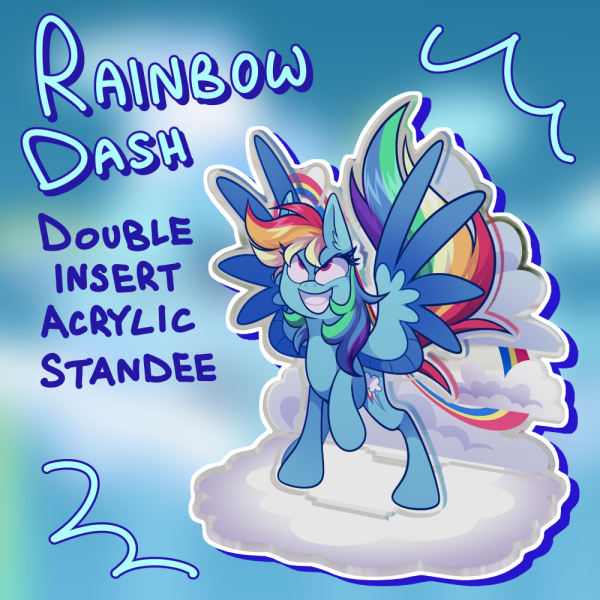 Rainbow Dash Acrylic Standee