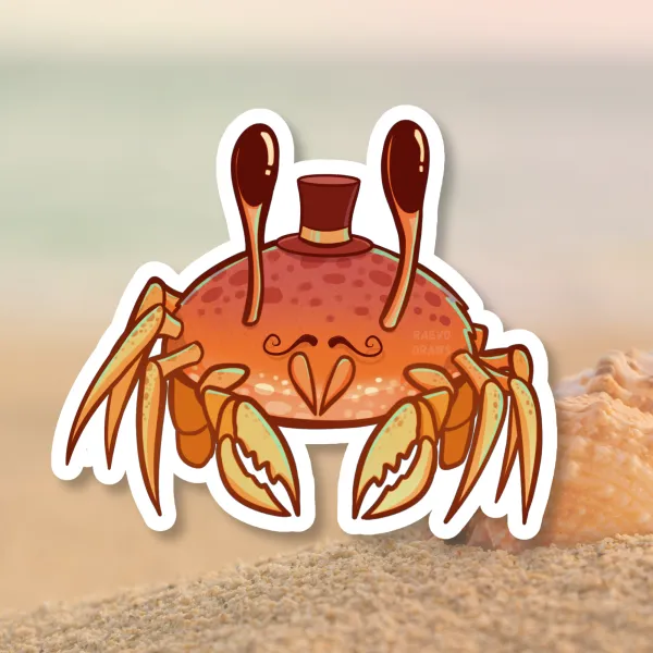 Gentleman Crab: Orange