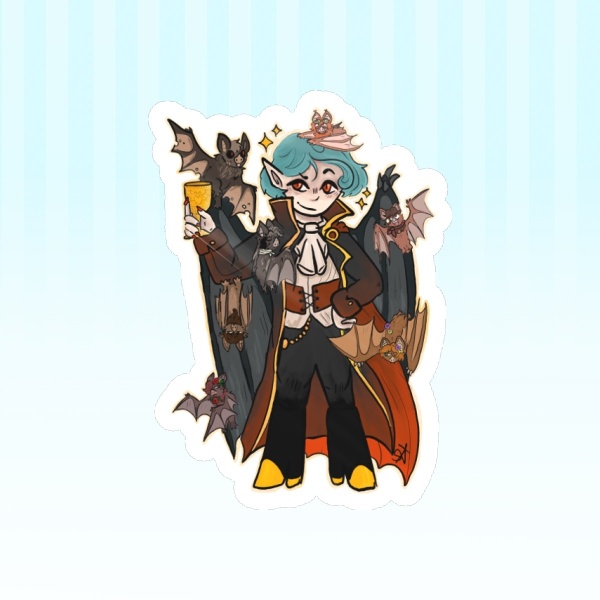 Scott & the coven Vampires SMP Die Cut Sticker