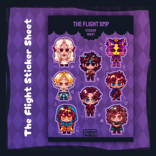 The Flight SMP 10cm x 15cm Sticker Sheet
