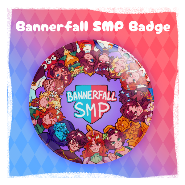 Bannerfall SMP Full Cast Badge / Button Pin