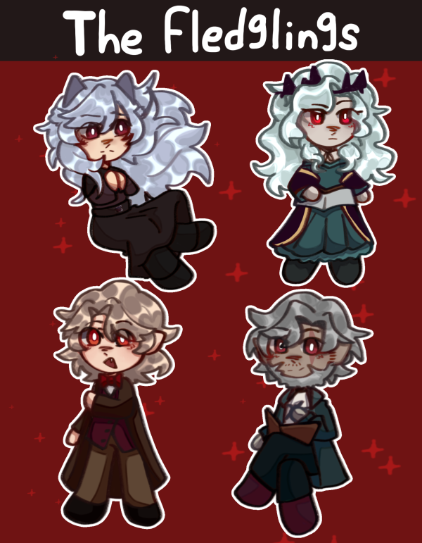 Vsmp The Fledglings Sticker Sheet