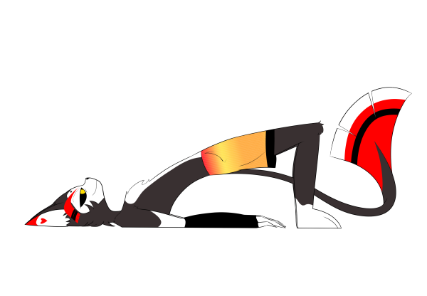 Bridge Pose Husk Yoga Acrylic Standee