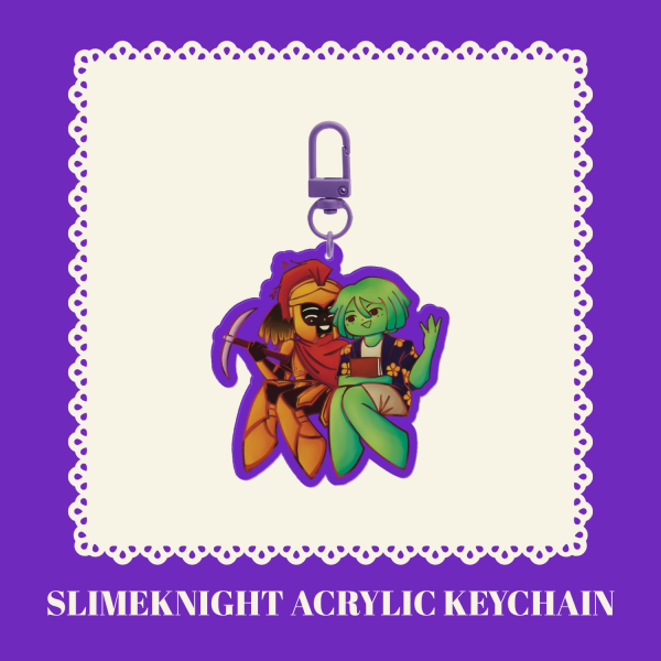 Colored Edge Acrylic Keychains