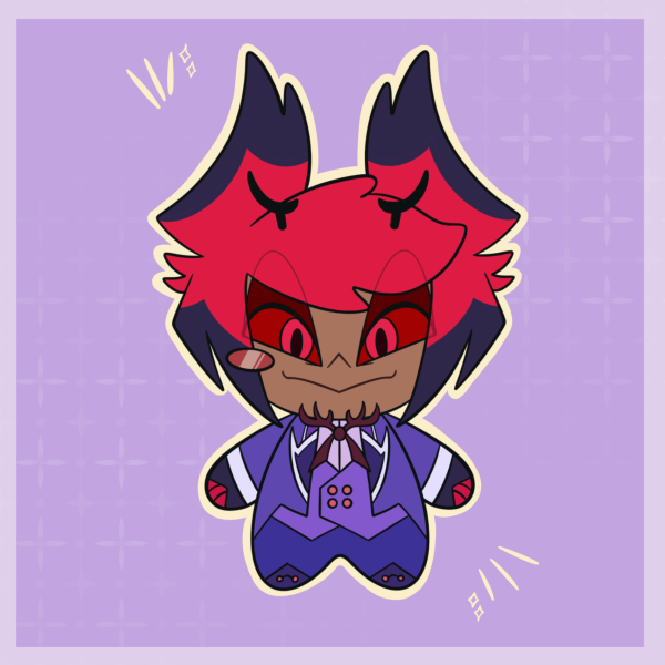 Alastor - Ace Pride Outfit Plushie
