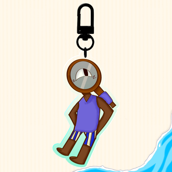 Summer in Gardenview Rodger Acrylic Keychain