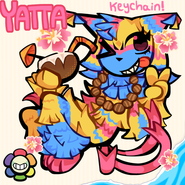 Summer Yatta Acrylic Keychains Dandy’s World