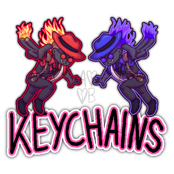 Infernus Deadlock Keychain