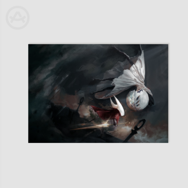 Hornet and First Sinner Hollow Knight: Silksong Poster Print (210mmx148)