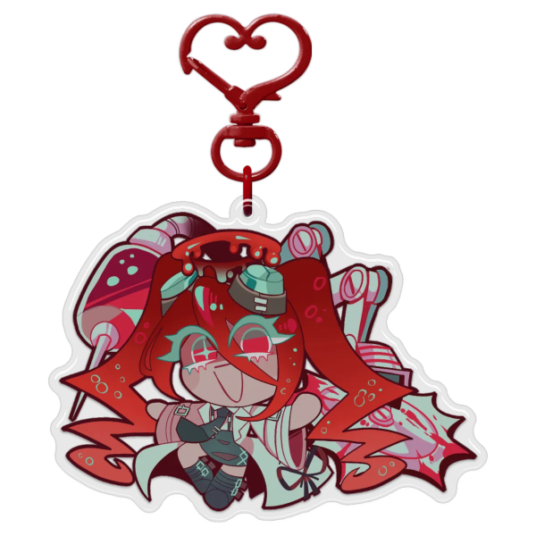 Povidone Iodine cookie epoxy keychain