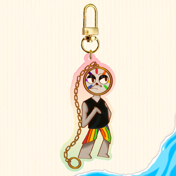 Summer in Gardenview Dyle Acrylic Keychain