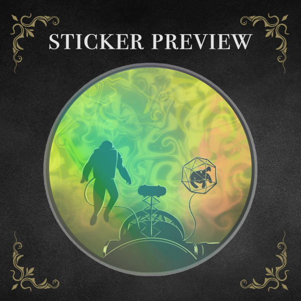Project hail mary Clear PET Vinyl Die Cut Stickers