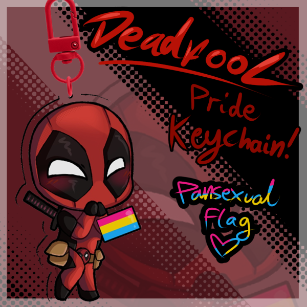 DEADPOOL Pan pride - Keychain