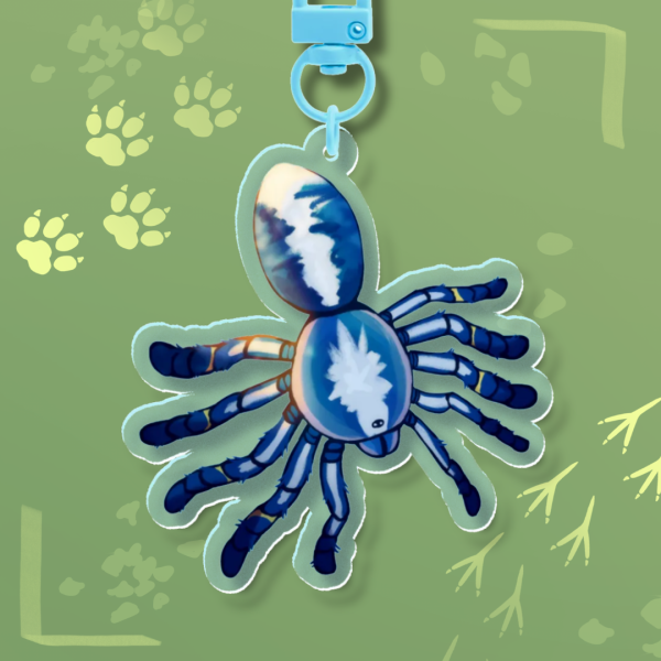 Gooty Sapphire Tarantula - Keychain