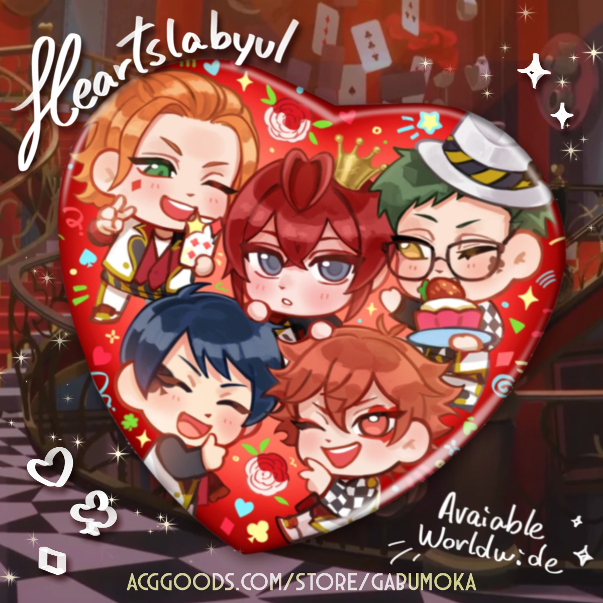 TWST✧Heartslabyul Badge