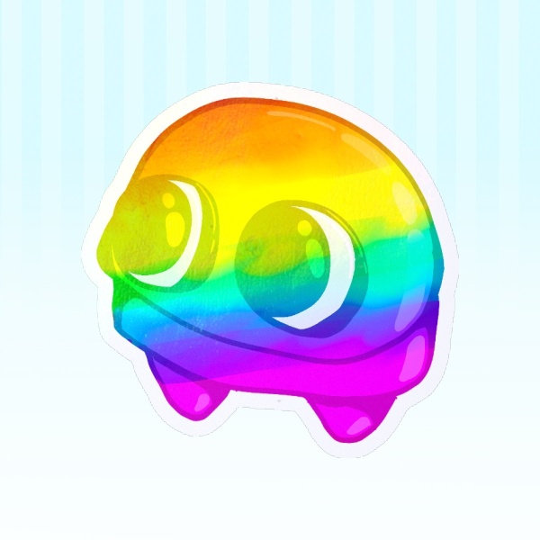 Pride Rainbow R.E.P.O Die Cut Stickers