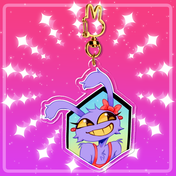 Jax - Glitter Acrylic Keychains
