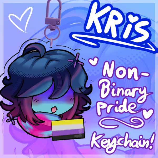 Kris Non-Binary pride - Keychain
