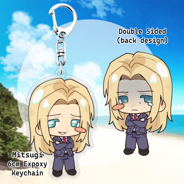 Mitsugi (Paradise) Epoxy Clear Acrylic Keychains