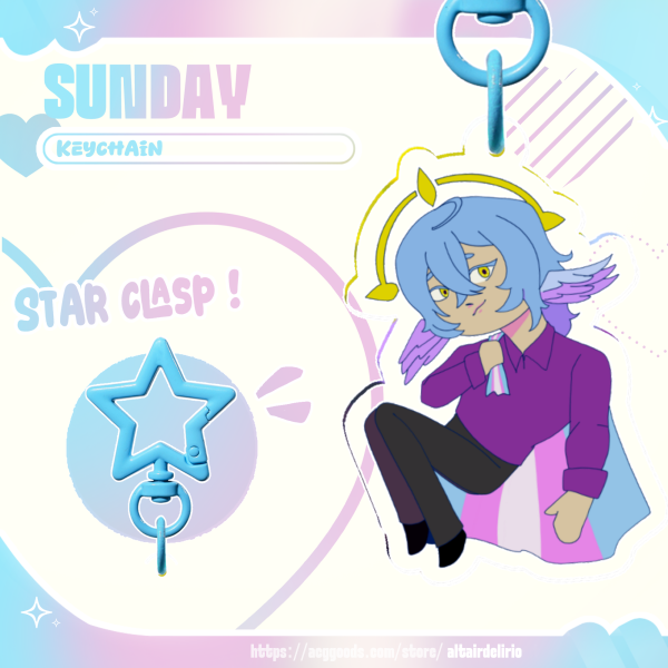 [Honkai Star Rail] Trans+Ace Sunday Keychain