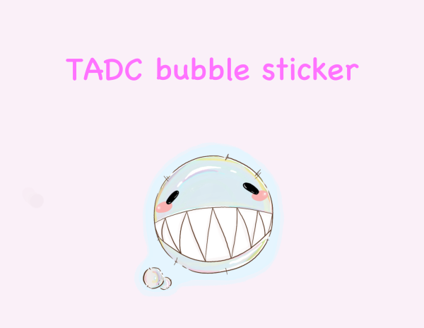 The Amazing Digital Circus bubble Clear PET Vinyl Die Cut Stickers