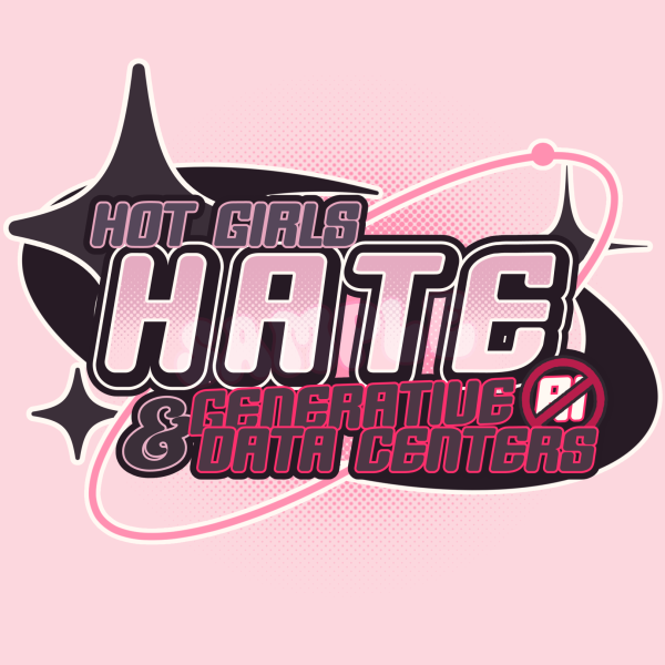 Hot Girls HATE AI & Data Centers!!! sticker