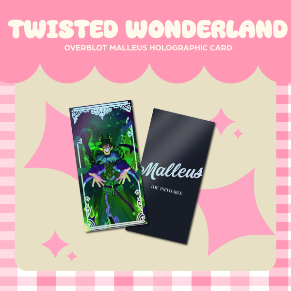malleus draconia overblot holo tarot card