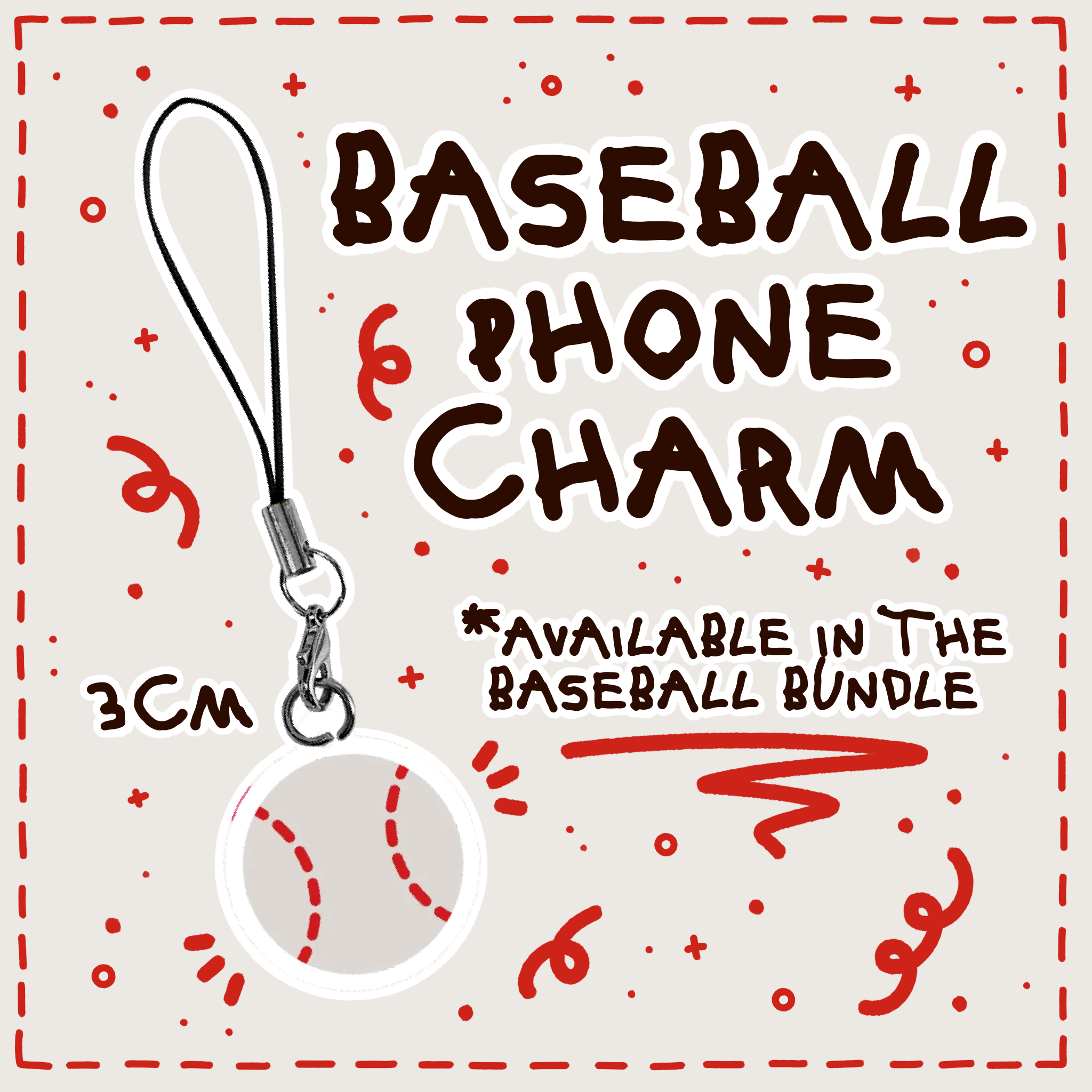 Ball Phone Charm