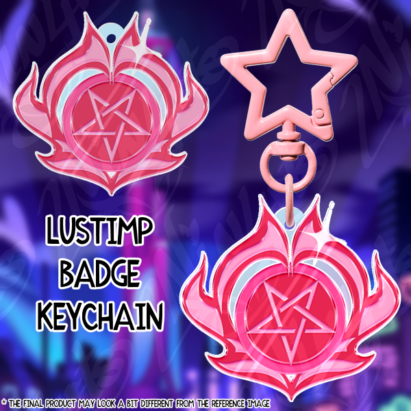 Lustimp badge Keychain (LIMITED EDITION)