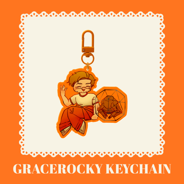 Colored Edge Acrylic Keychains